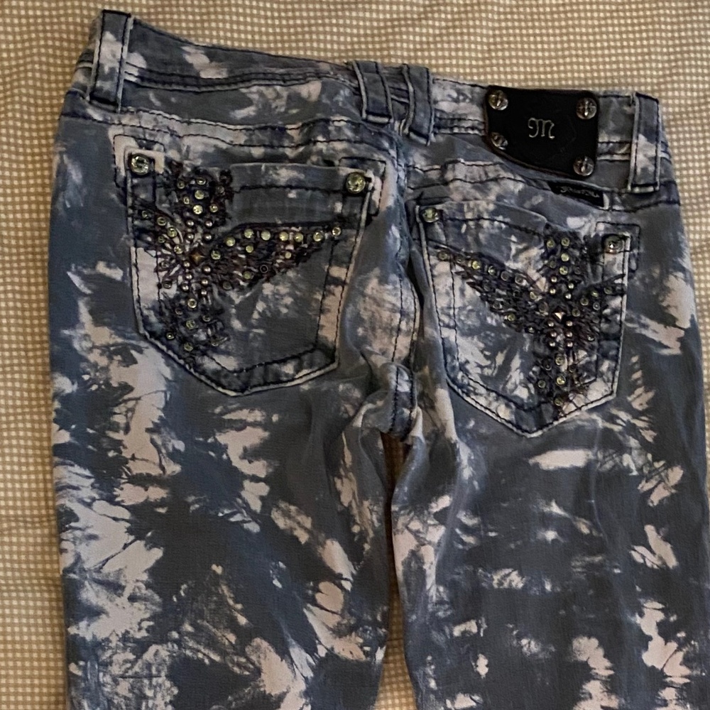 Miss me jeans with wing detailing